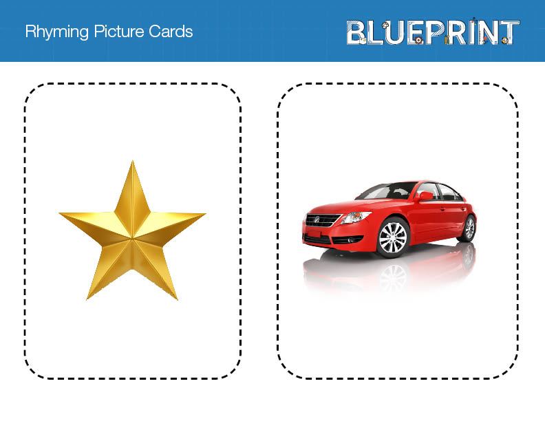 Rhyming Card - Star & Car