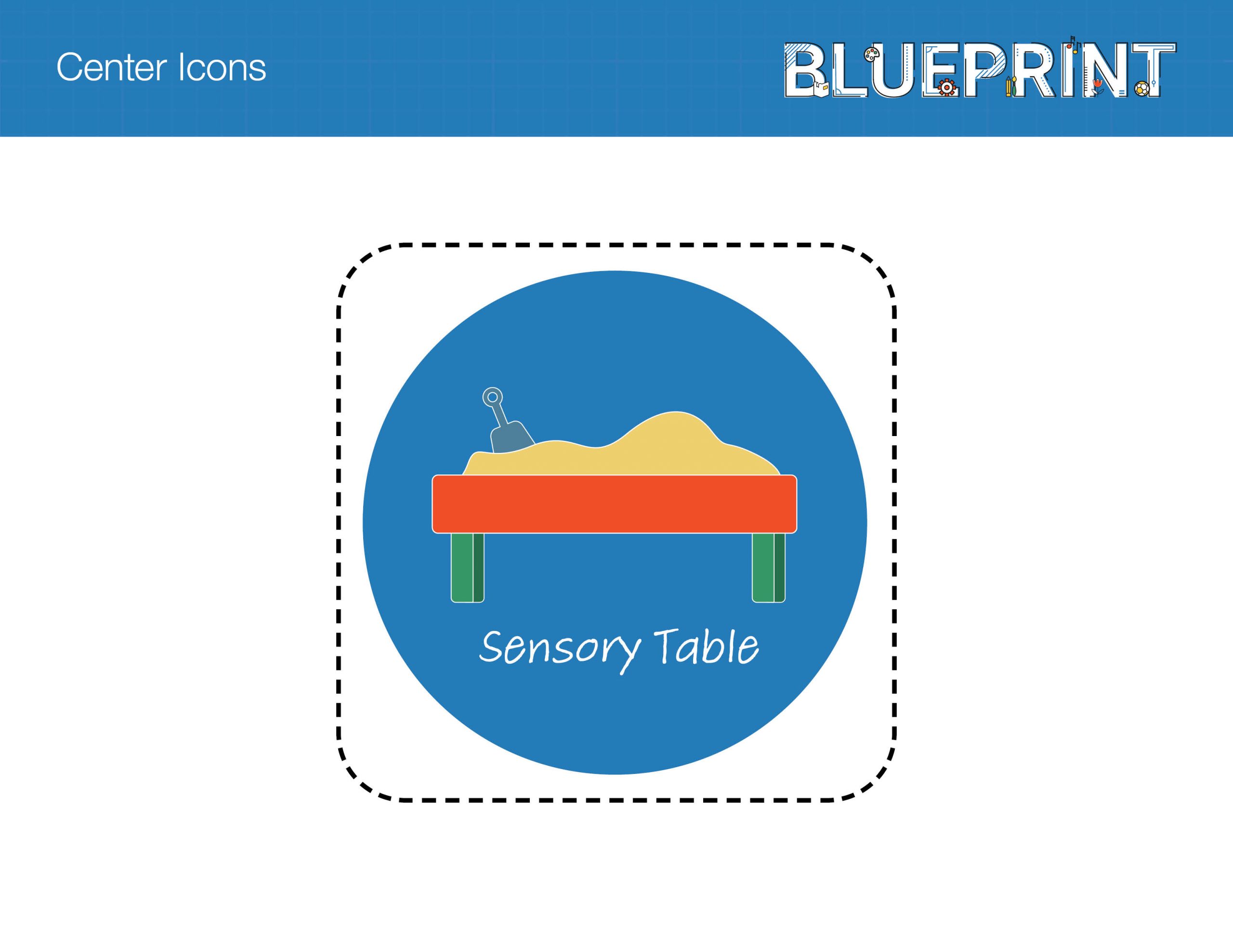 Center Icon - Sensory Table