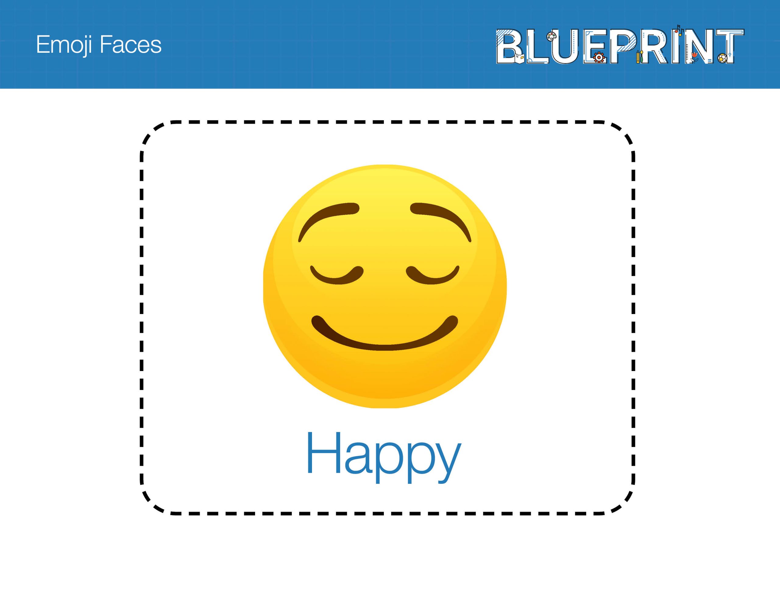 Emoji Faces - Happy 