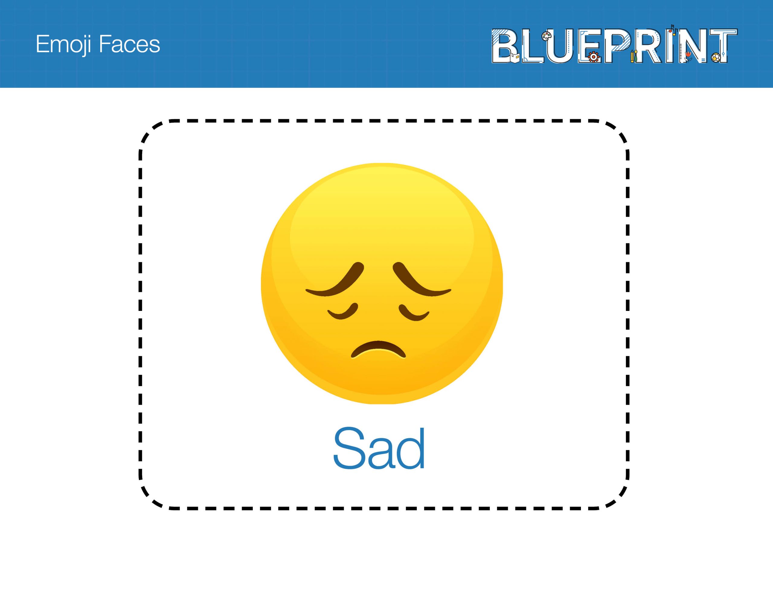Emoji Face - Sad