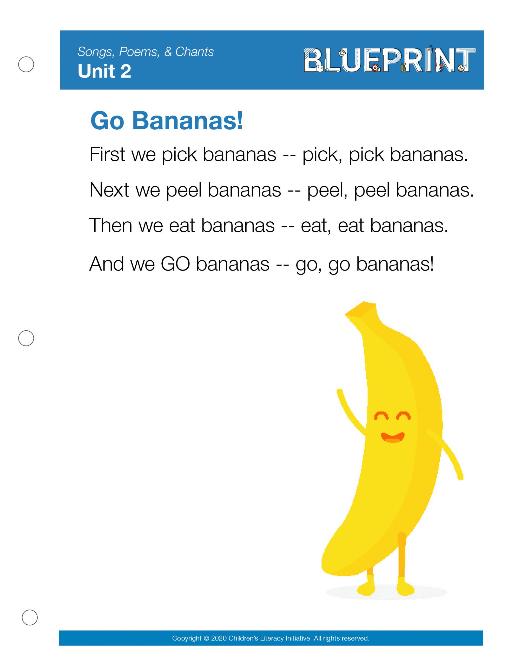 Go Bananas! Week 2