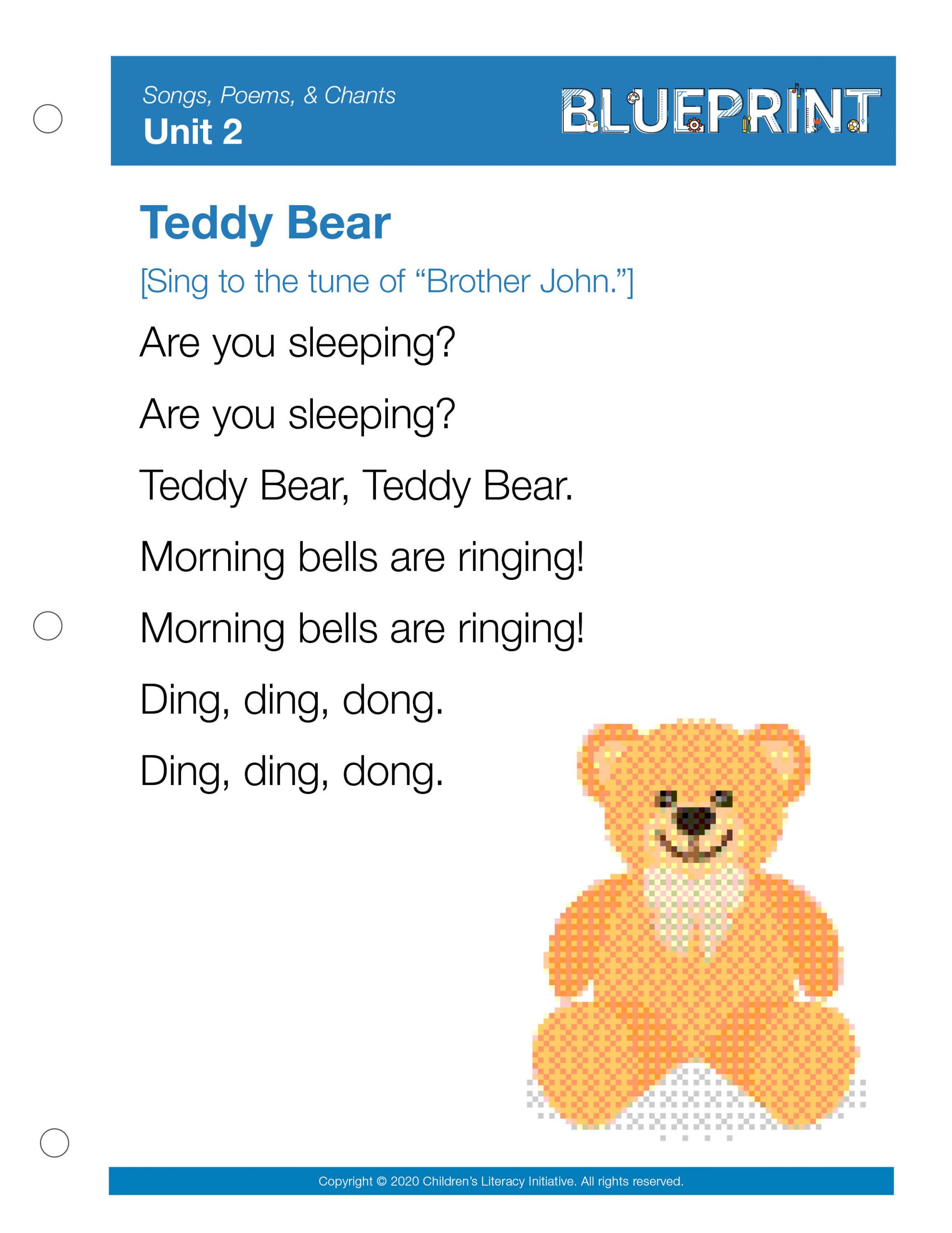 Teddy Bear Week 4