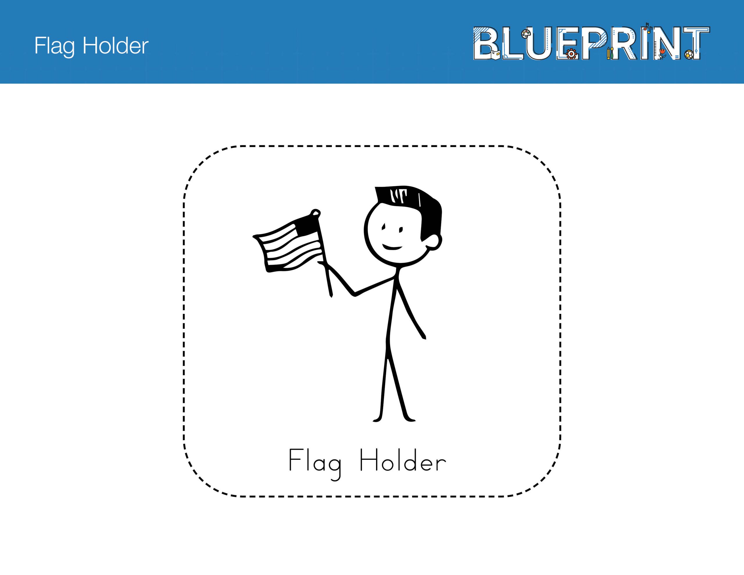 Job Board Icon - Flag Holder