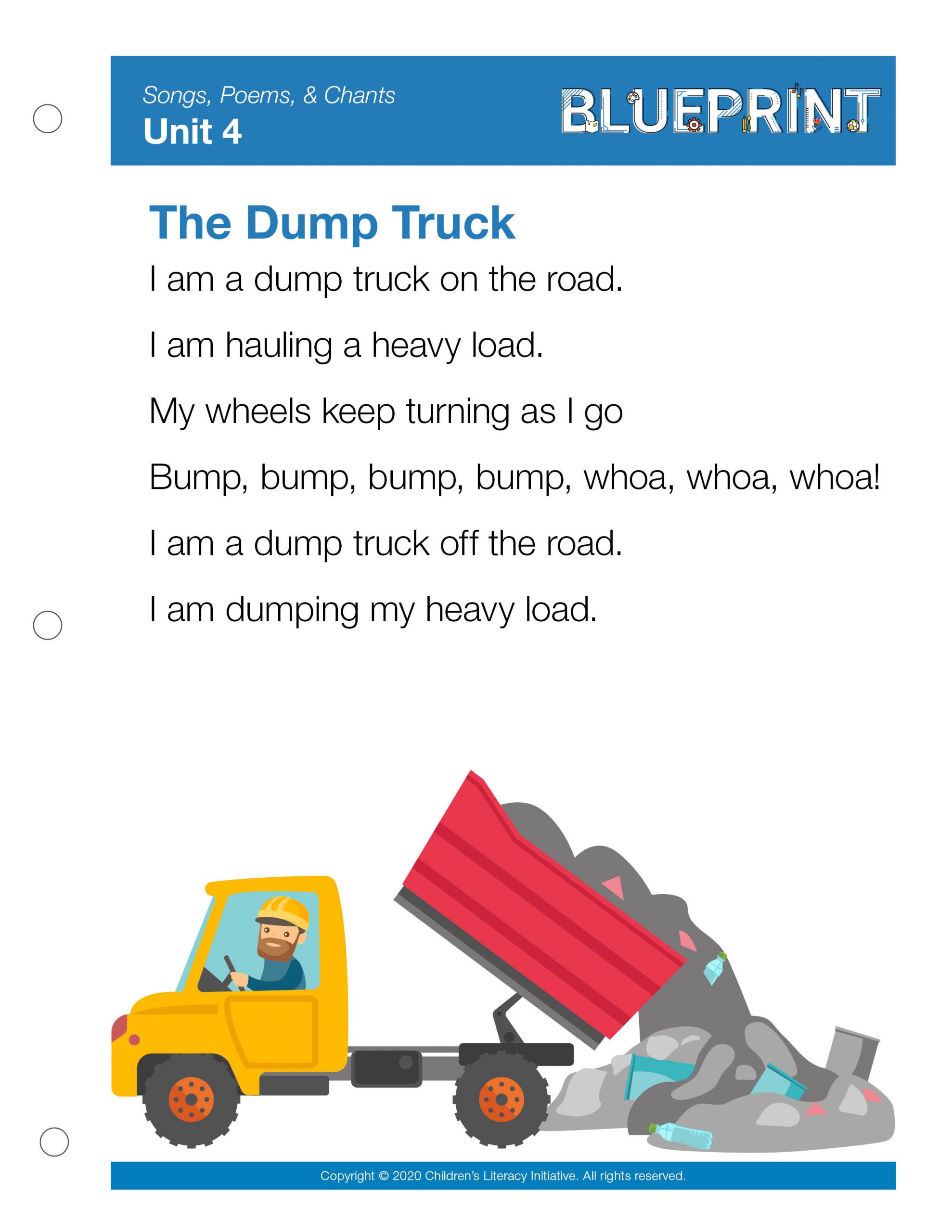 I'm A Dump Truck Week 2